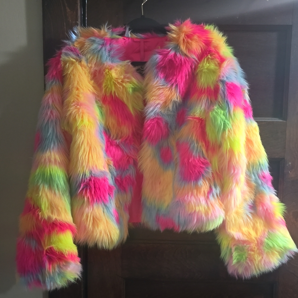UGG Chanley Faux Fur Jacket Pride